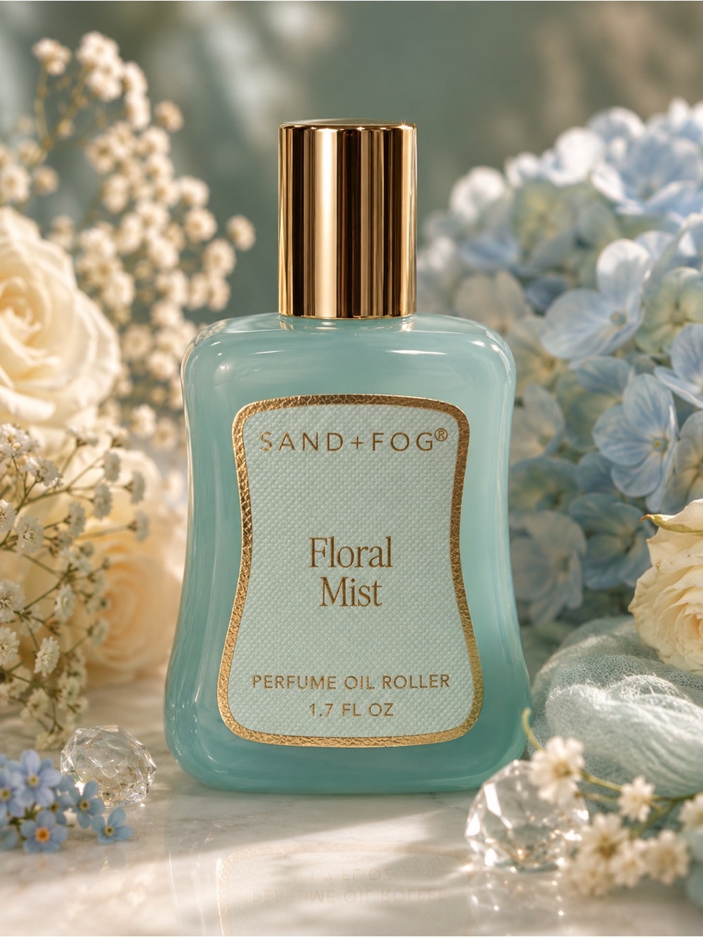 SAND + FOG Floral Mist Fragrance Oil Roller – 50 mL / 1.7 fl oz